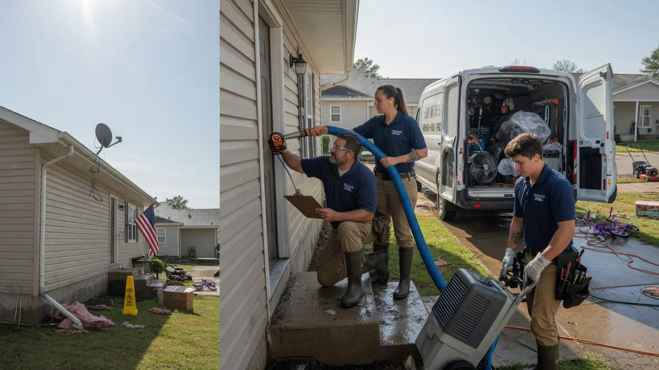 Ceiling Water Damage Restoration in Rush, CO near me